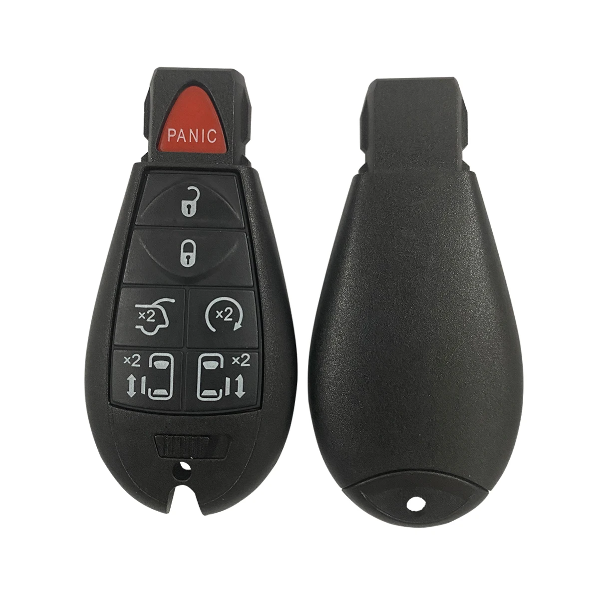 Okey Car Key Shell Cover Case per Chrysler Town & Country Fit Jeep Grand Cherokee Dodge Magnum Durango 2/3/4/5/6/7 Button Fob - S22e2b0fada71454ab143e177b5f318a74