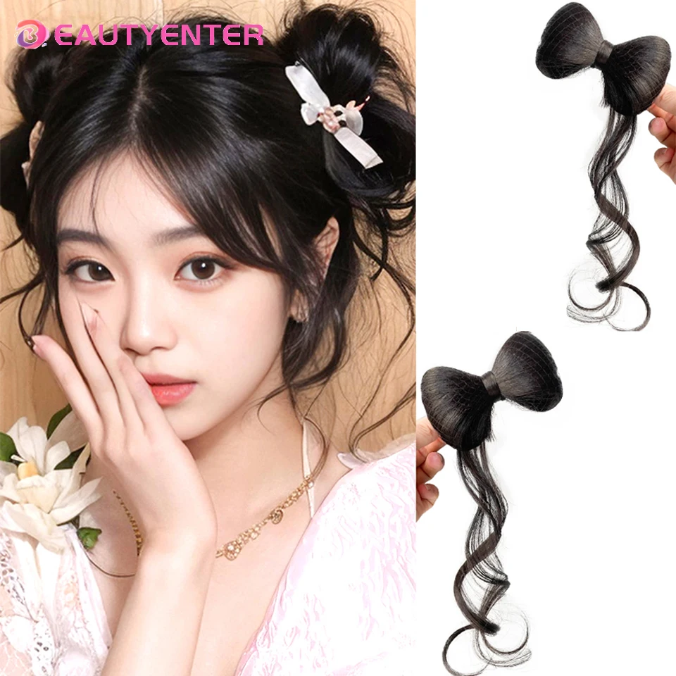 Красивый парик с бантом BEAUTYENTER