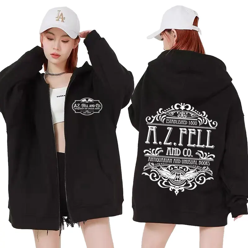 

Хорошо, ой, А. З. Толстовка с капюшоном для мужчин и женщин, свитшот на молнии, худи, антикварные и необычные книжки, пуловер, свободная куртка с капюшоном