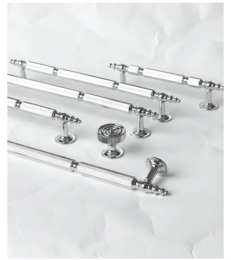 Solid Brass T Bar Handles, Grão Vertical,