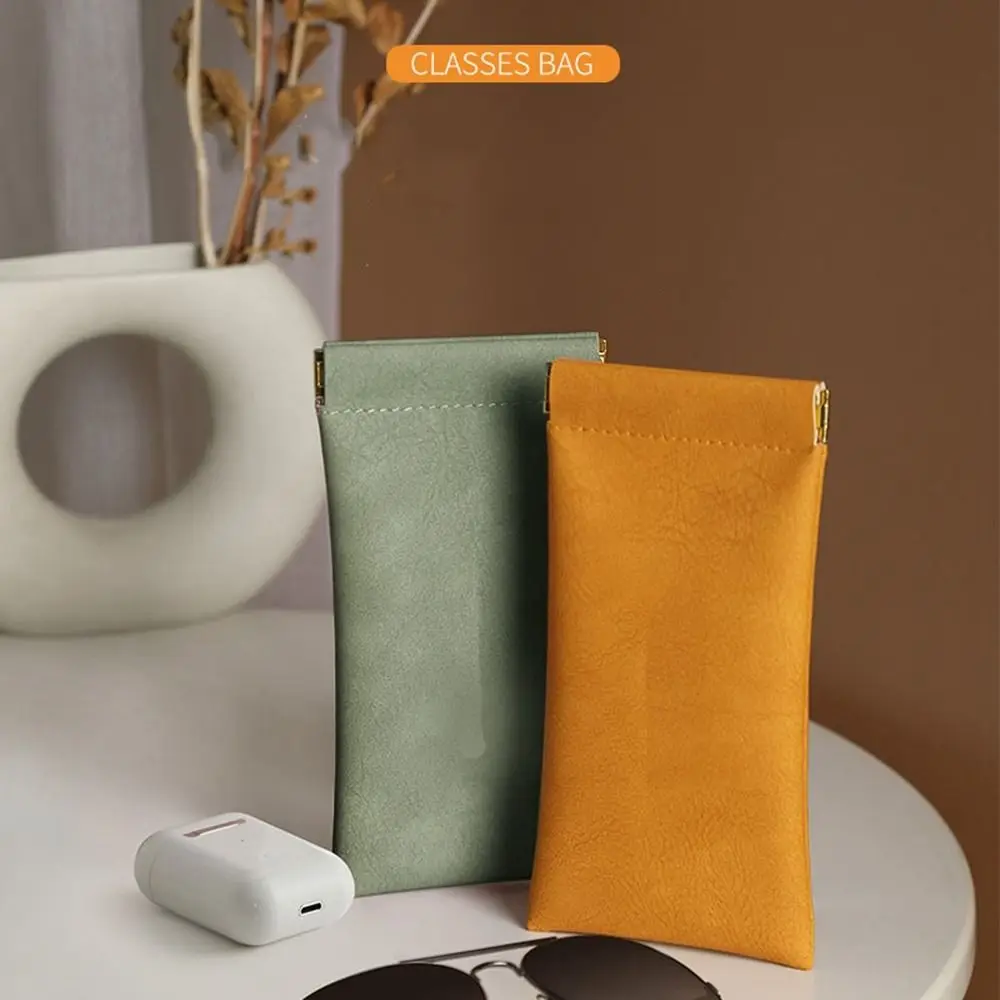 

Box Female Waterproof Glasses Protective Cove Eyewear Protector Case Eye Glasses Holder Sunglasses Pouch Leather Glasses Case