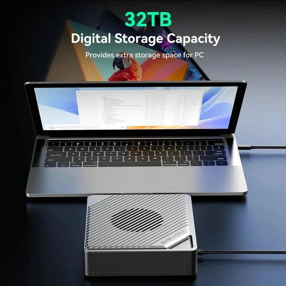 Acasis 4 Bay USB4.0 40Gbps M.2 NVMe SSD Enclosure Thunderbolt 4/3