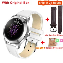  KW10 Smart Watch Women IP68 Waterproof Heart Rate Monitoring Bluetooth-compatible For Android IOS Fitness Bracelet Smartwatch 