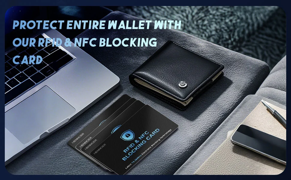 Diebstahlsicherer kontaktloser NFC-Blocker, vollständiger Brieftaschenschutz, Blockierungskarte für Debit-Kreditkarten – Detail 2