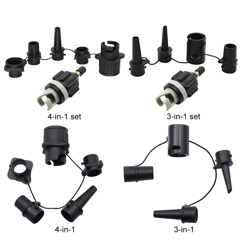 Inflatable Pump Adapter with Air Valve Nozzles Air Valve Pump Connector Air Valve Conversion Head for Inflatables