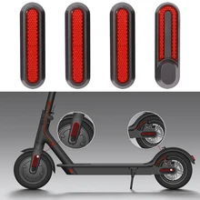 4x capa de roda hub capa proteção conchas adesivos reflexivos para xiaomi mi scooter elétrico pro 2 m365 scooter acessórios