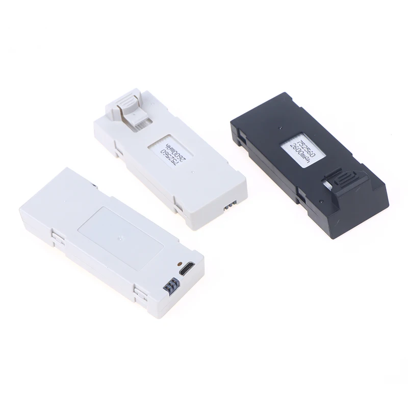Large Capacity 3.7V 1800mAh 2600mAh RC Drone Lithium Battery For E88/E99/E525 Mini Drone Lithium Battery Replacements 4 Large Capacity 3.7V 1800mAh 2600mAh RC Drone Lithium Battery For E88/E99/E525 Mini Drone Lithium Battery Replacements - Image 4
