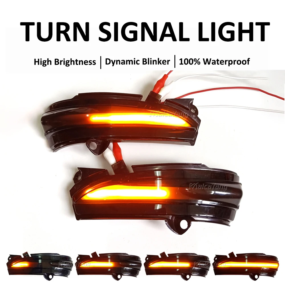 Led Side Wing Rearview Mirror Dynamic Indicator Blinker For Ford Mondeo ...