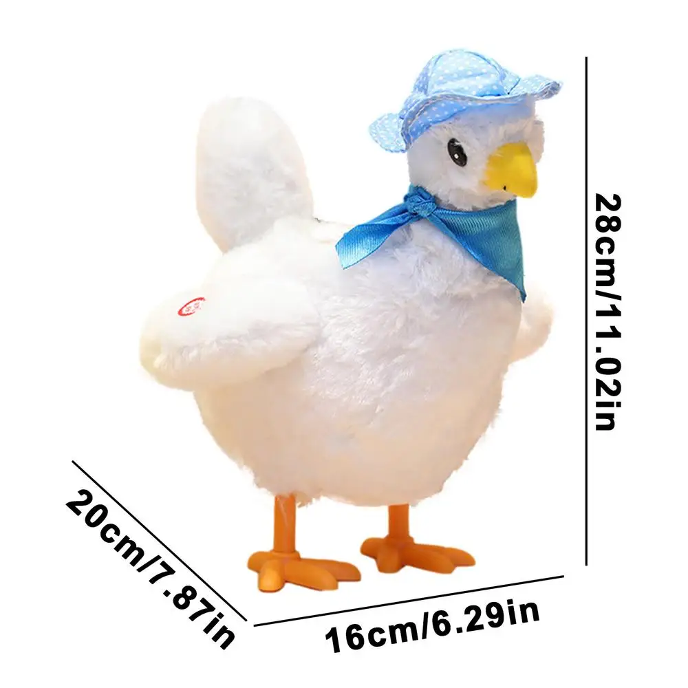 Muzikale Knuffel Van Een Kip Die Eieren Legt, Zingende Elektrische Cartoon Eierleggende Kip Voor Kinderen~p227190408 Muzikale Knuffel Van Een Kip Die Eieren Legt, Zingende Elektrische Cartoon Eierleggende Kip Voor Kinderen~p227190408