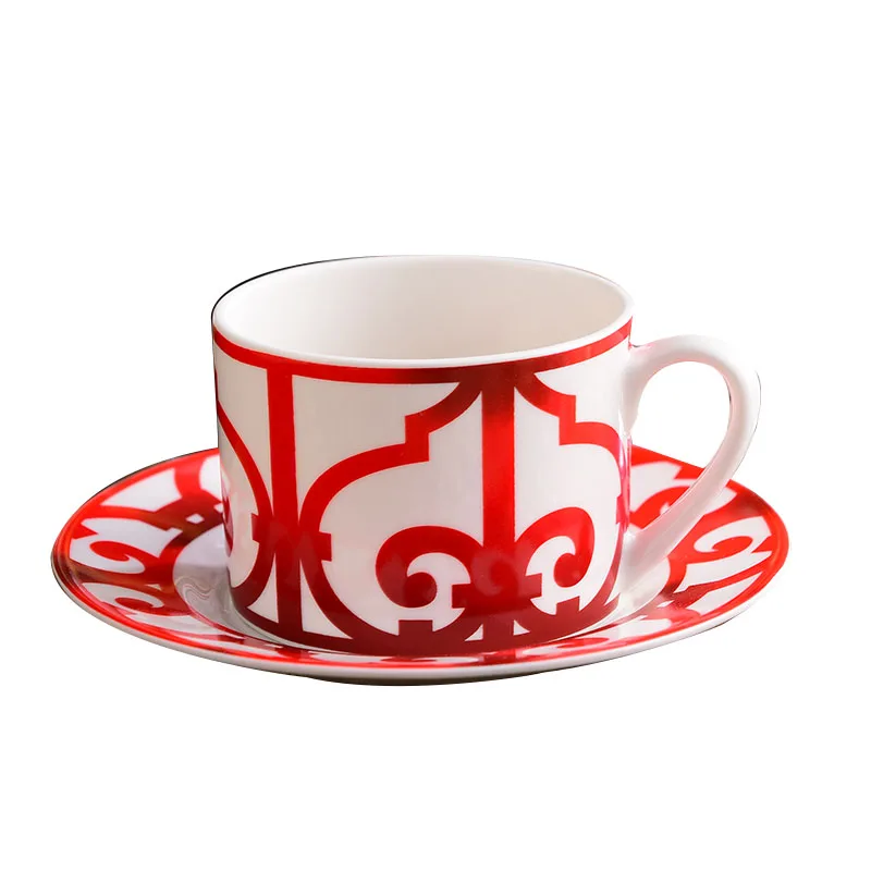 European Decor Modern Ceramics Western Food Plates Bone Porcelain Steak Ornaments Tableware Cups Dessert Tray