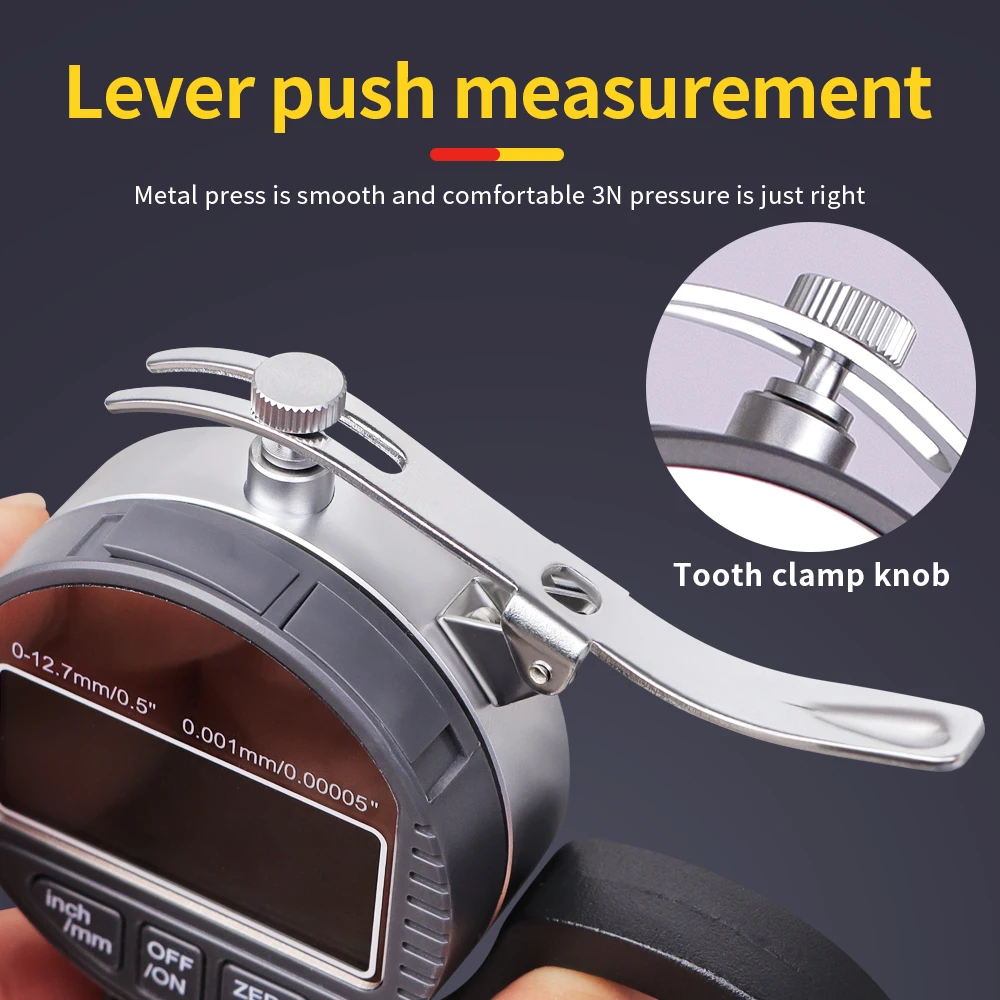 Digital Micrometer Thickness Gauge thickness gauge Width Measuring Tool Electronic Thickness Meter Measure Of Paper Cloth Metal 0.01mm