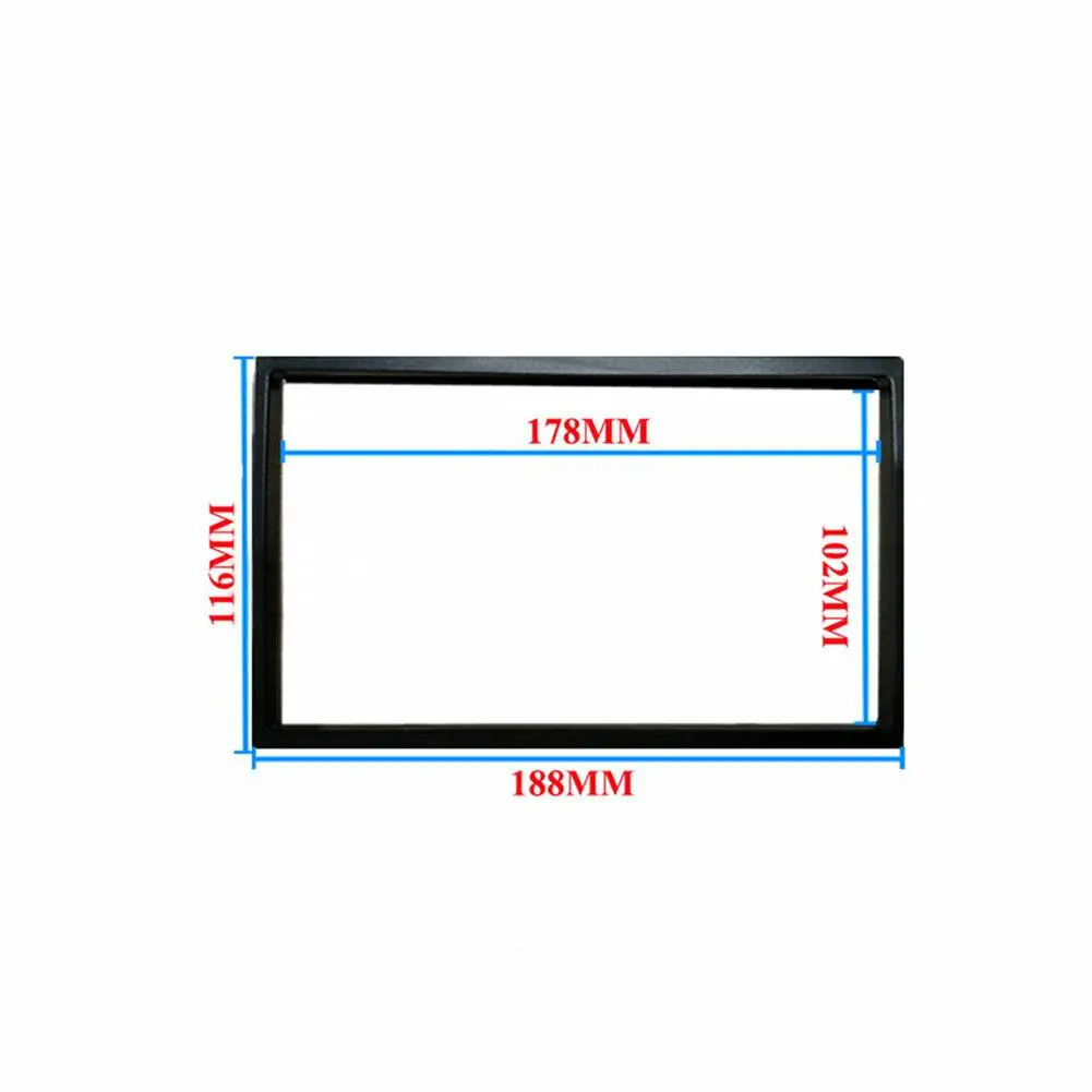 

Universal Car Stereo Radio Panel 2Din Frame For 7" Large Screen Car Audio Auto Stereo Panel Surround Radio Plug And Play