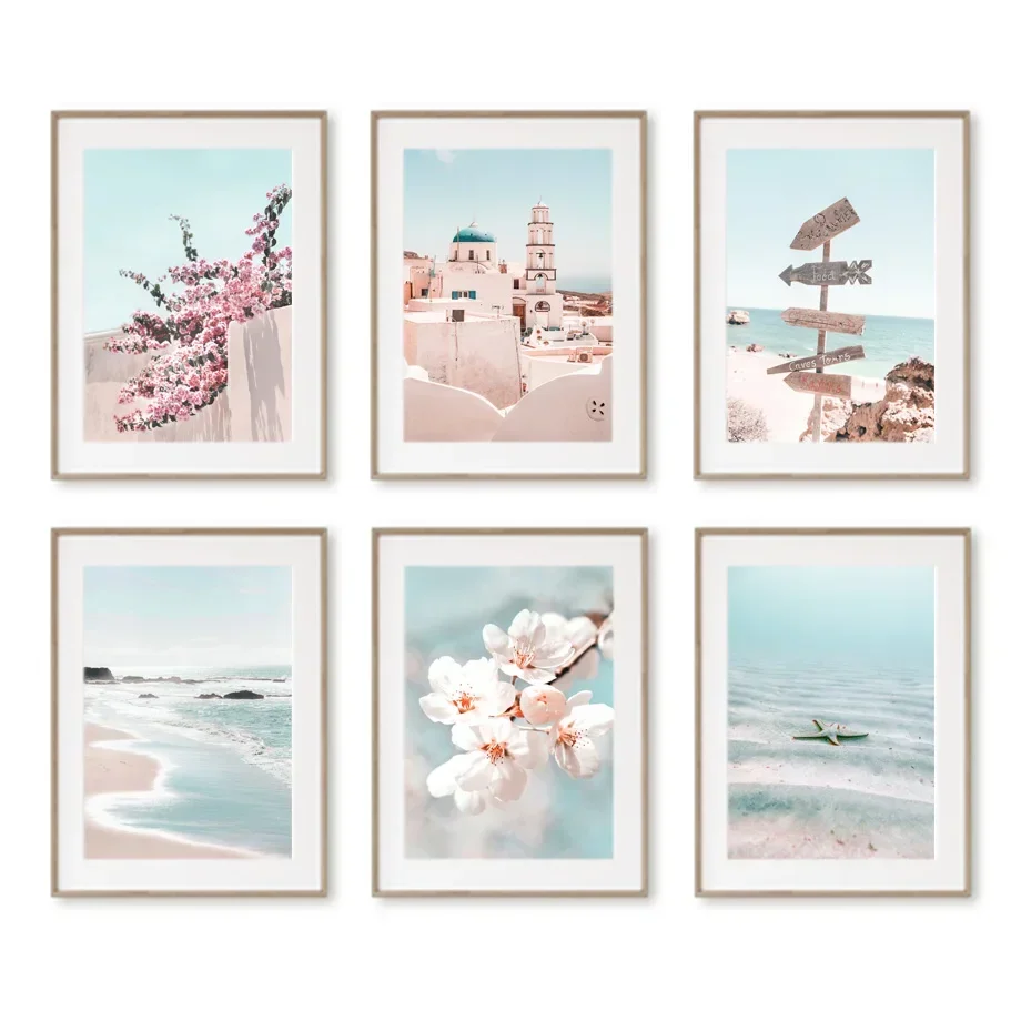 Beach Wall Art Canvas Painting Unframed 1