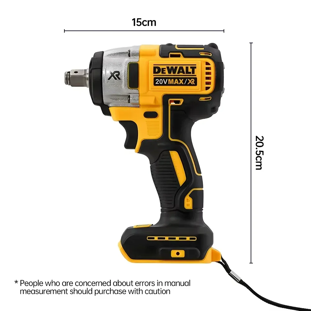 Cordless Impact Wrench Dewalt DCF880 205N.m Cordless Impact Wrench 2300RPM Compact Electric Wrench Recharge Power Tools For Dewalt 20V Battery