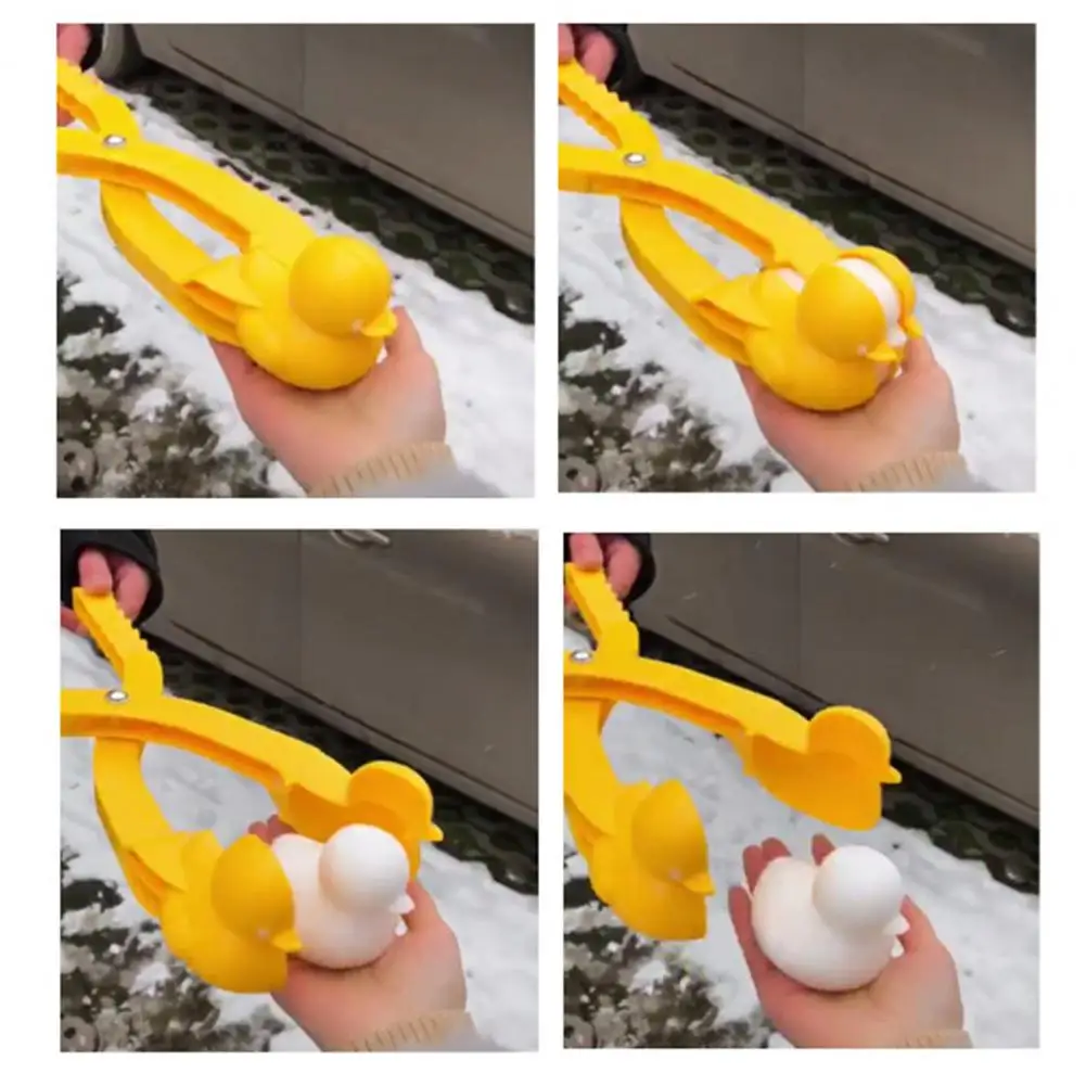 2Pcs Fun Snowball Making Tool Mould Clips Winter Snowball Clips Novelty  Entertainment 4