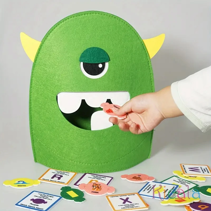 Alphabet Monster Matching Game Fun Letter Recognition Toy for Youngsters 3+ Perfect for Classroom Home Learning Christmas Gift 2