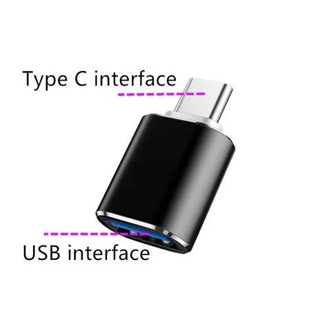 USB 3.0 To Type C Adapter OTG To USB 3.0 Male To Micro USB Type-C Female Adaptador For Macbook Xiaomi POCO Adapters