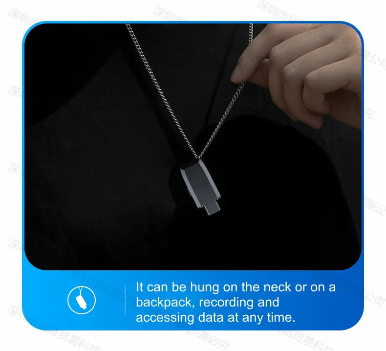 Description Picture 4 of itemA8 Digital Voice Audio Video Recorder Minicam Portable Camcorder Support 128GB Miniature Mini Pendant Camera