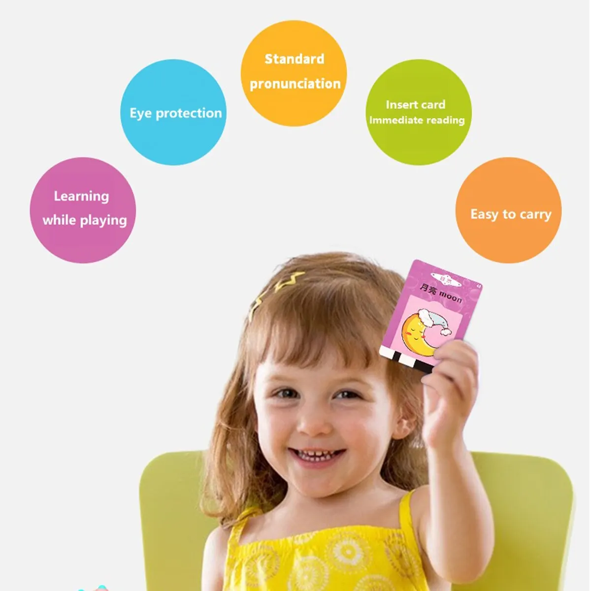 Dinosaur Shape Children's Early Education Card Machine Puzzle Enlightenment Pure English Learning Car 3