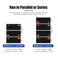 Nouveau 12V LiFePO4 batterie 6000 + DeepCycle batterie Rechargeable 20Ah avec 30A BMS pour énergie éolienne solaire e-moteur e-bike 5