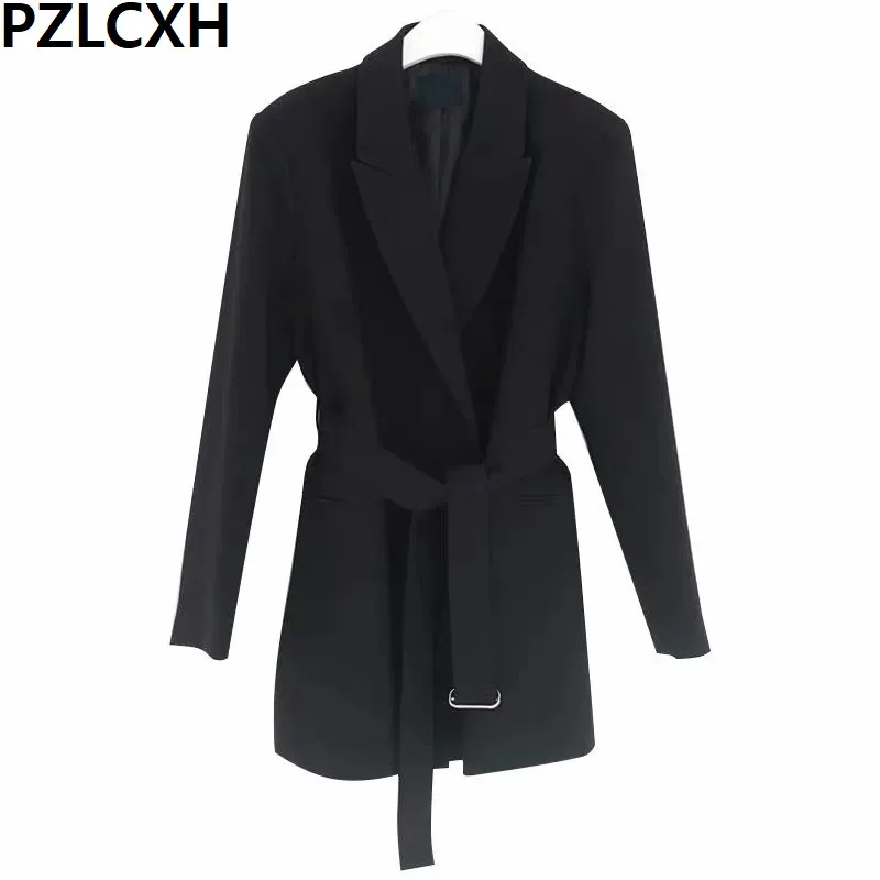 

2023 New Korean Fashion Office Commute Business Elegant Slim Dresses Women's Blazer Spring Autumn Casual Long Sleeve Suit Jacket