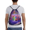 Custom Inside Out Movie Drawstring Bag Men Women Portable Gym Sports Sackpack Animated Training Backpacks 5