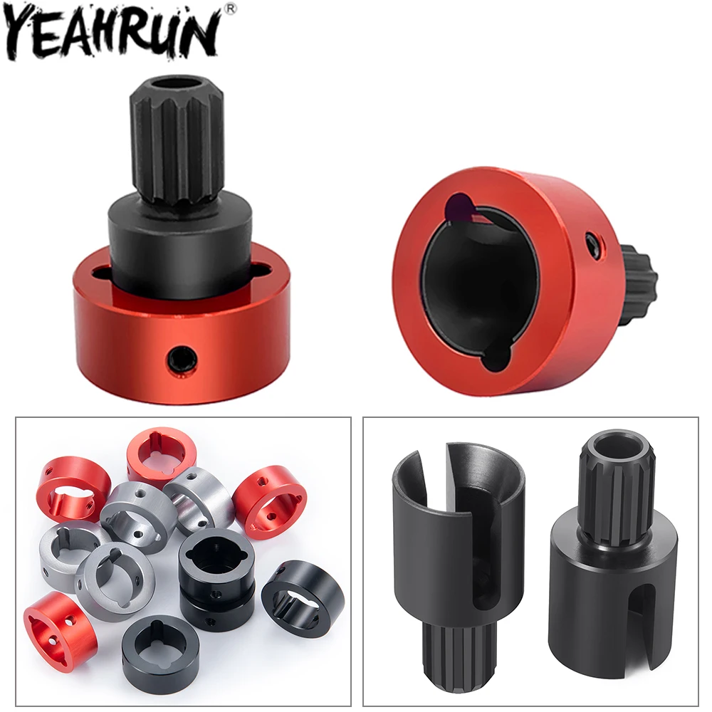 

YEAHRUN алюминиевые Диффузионные втулки, усиленное кольцо для 1/5 X-Maxx XMAXX RC багги, грузовики, автомобильные обновленные детали
