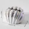 Ceramic Tissue Box  Napkin Holder Box Pearl Shell Shape Mermaid Cute Storage HOME Coffee Restaurant Hotel Bedroom Desktop Decore 3