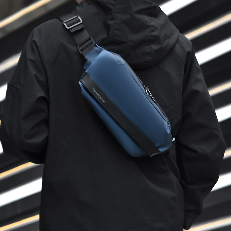 VC Streetwear Trend Men's Waist Bag Luxury Brand Designer Fanny Pack  Waterproof Functional Waist Bag for Men Quality Chest Bag