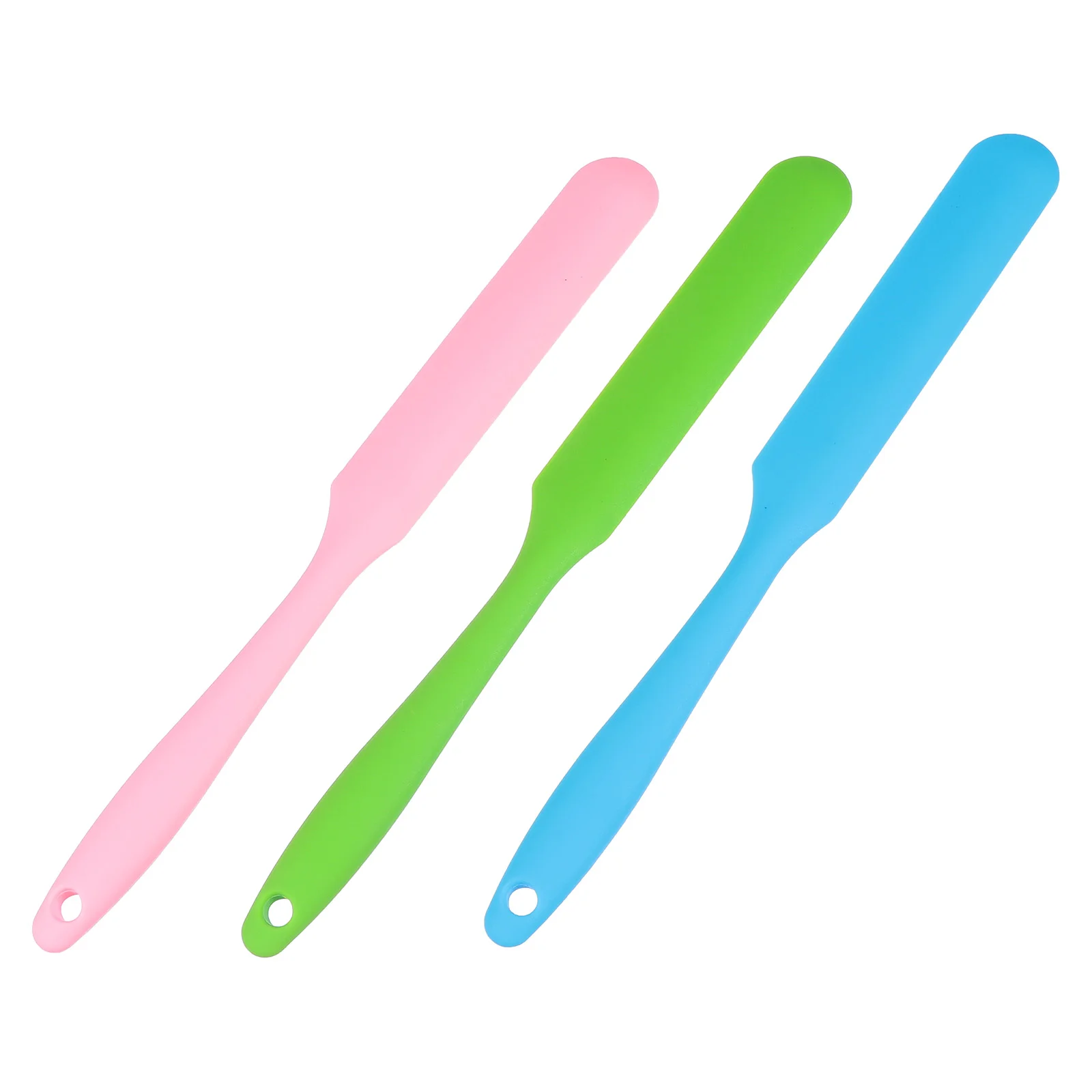 3 Pcs Hair Remover Wax Machine Silicone Removal Stick Scraper Sticks Spatulas Makeup 4