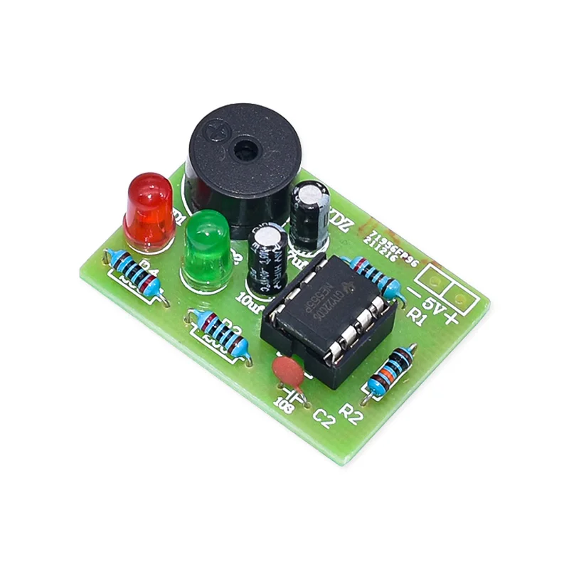 Ne555 Kit Multivibratore Ne555P Circuito A Stato Fisso Lampeggiatore Di Emergenza Elettronico Fai Da Te Insegnamento Formazione