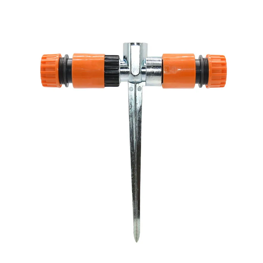Garden Watering Nozzle Support Metal 1/2" Female Thread Sprinkler Spike Plastic Pile Into The Ground Drip Irrigation Fittings plants irrigation kits plant waterer drip irrigation spike garden irrigation nozzle drip irrigation irrigation fittings