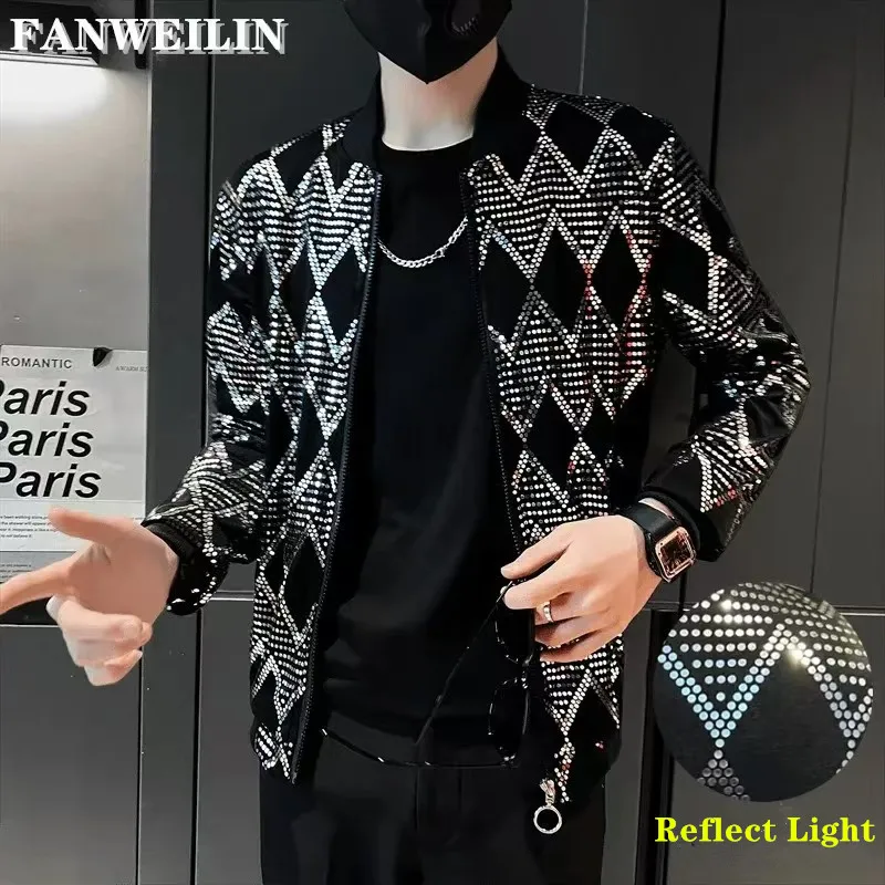 TAUPE/トープ/Diamond Pattern Bomber Jacket SH-AWOW20DHM-M-T-8.jpg?crop=