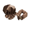 1 pair- brown