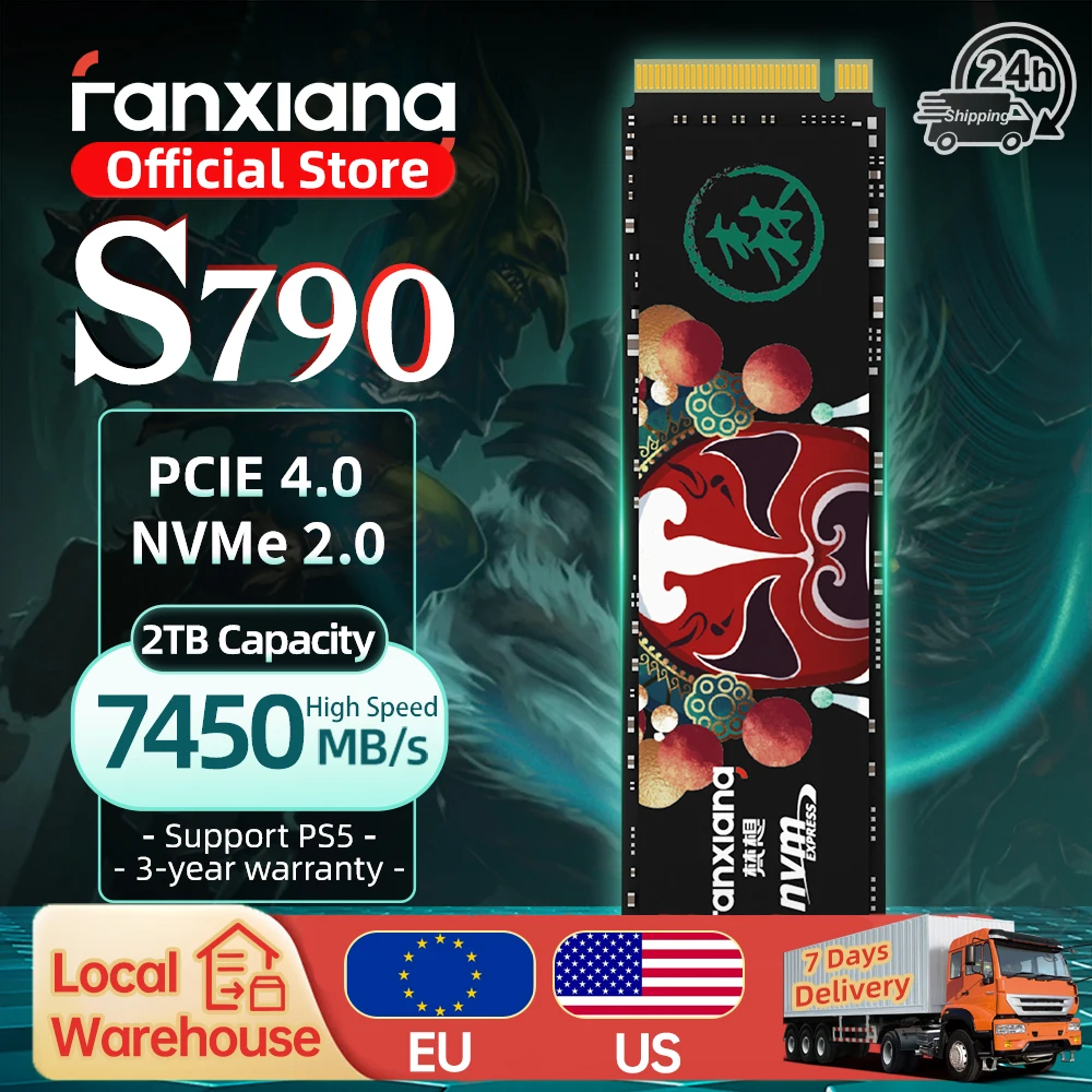 EU/US Shipping]Fanxiang S500 Pro/S790 M.2 SSD 4TB 2TB 1TB