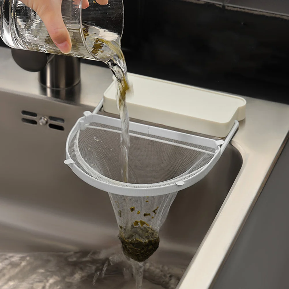 

Kitchen Strainer Mesh Kitchen Sink Filter Holder Filter Net For Garbage Sewer Drainage Net Basin Leftover Vegetable Basin