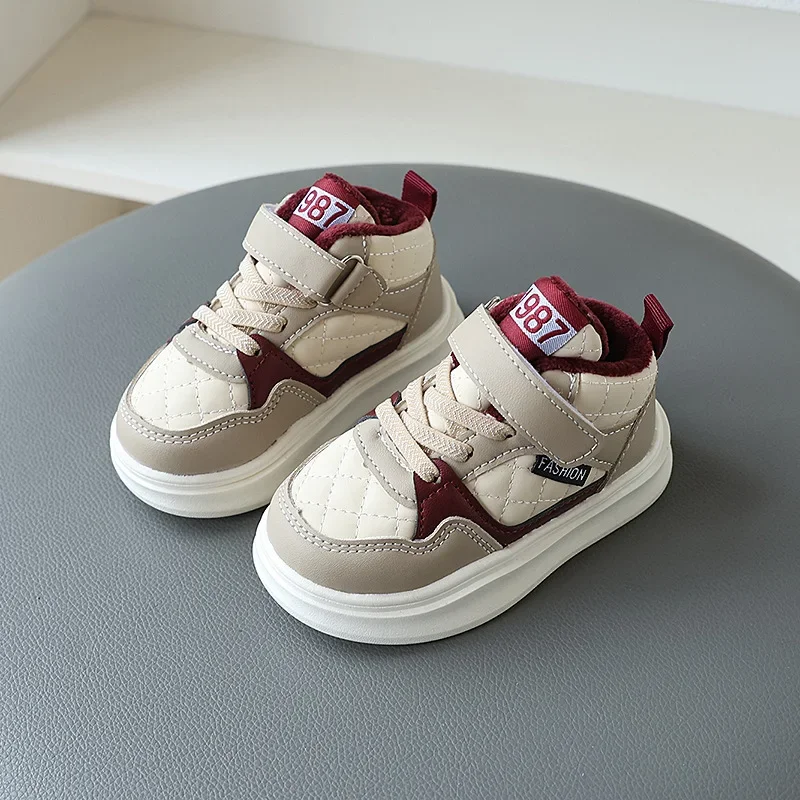 Autumn Winter Kids Shoes High Tops Boys Casual Sport Shoes