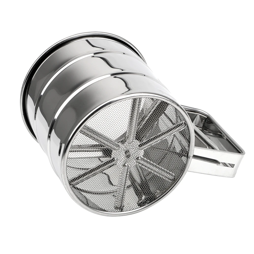 Pastry Baking Tools Powder Flour Mesh Sifter Cup Stainless Steel Sieve Cup Baking Icing Sugar Shaker Bakeware flour sifter baking tools mesh strainer fine mesh strainer powder sieve powder sugar shaker