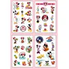 4Pcs/set Disney Avengers Tattoo Stickers Waterproof Original Princess Sofia Sticker Birthday Party Supplies Decoration Kids Gift 4