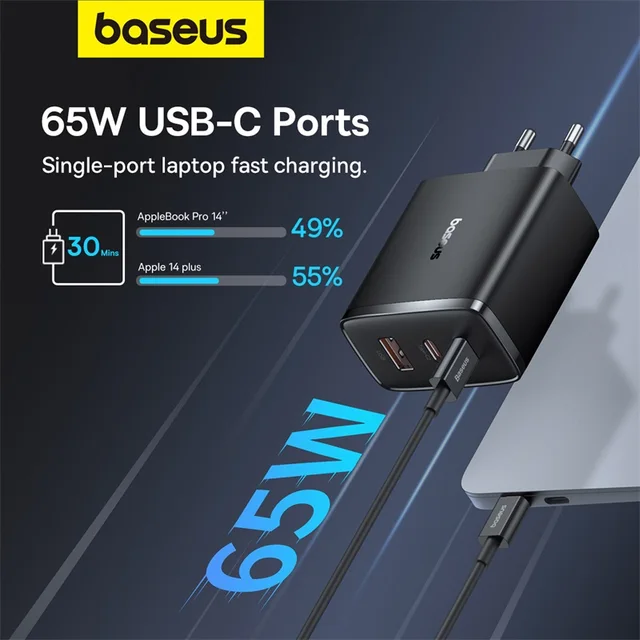 Baseus 65W GaN: The Ultimate Fast Charger for All Your Devices