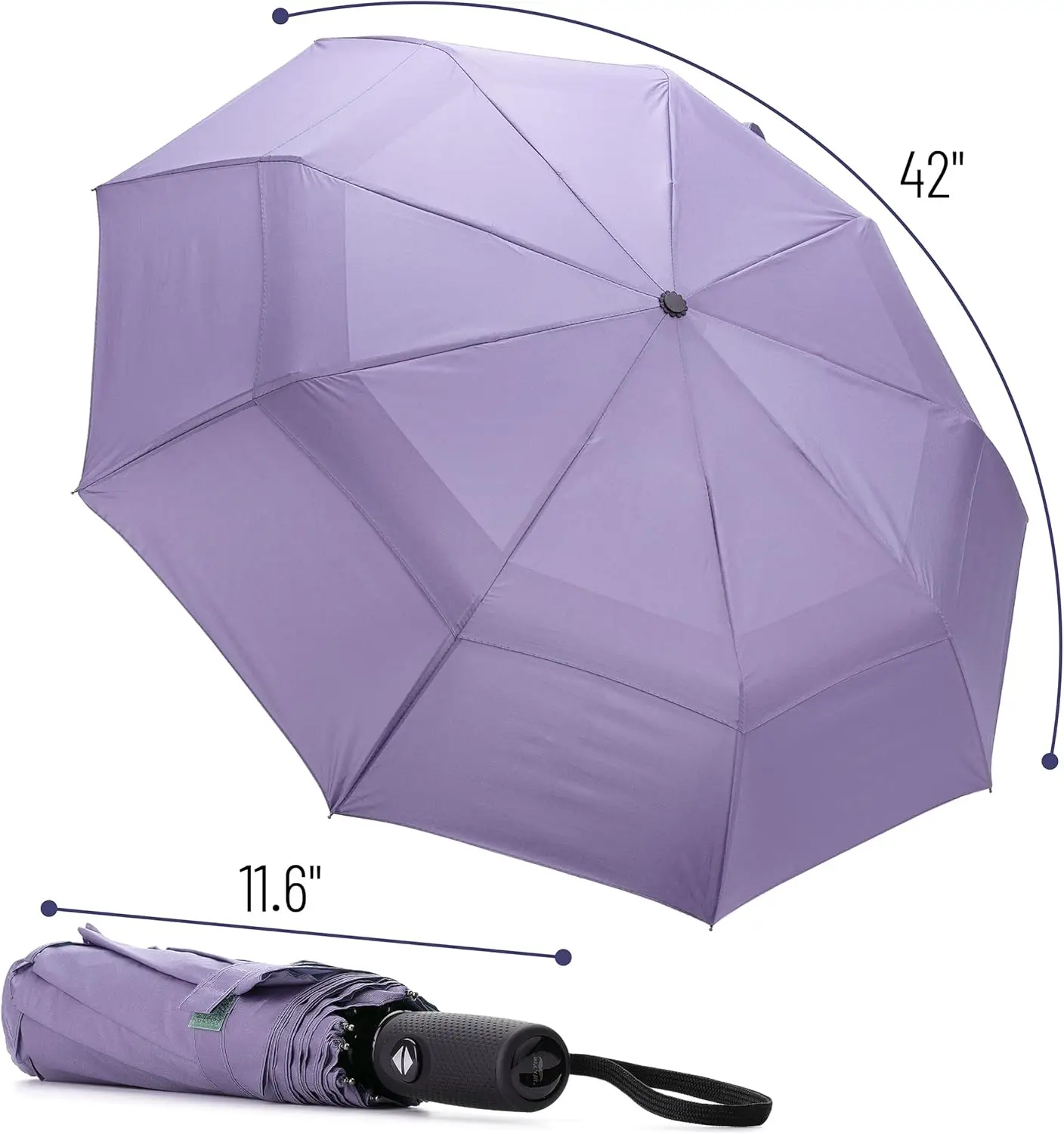 Windproof Travel Umbrella Purple Automatic Umbrellas For Rain Compact Folding Portable Storm Resistant Outdoor Protection folding umbrella automatic umbrella wind resistant umbrella windproof umbrella