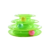 Cat turntable cat toy plastic turntable three-layer four-layer self-sport cat toy teasing cat stick to relieve boredom toys 4
