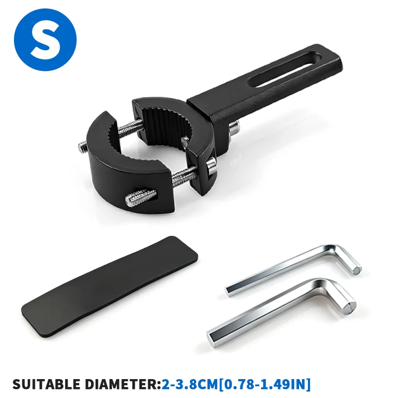 Motorcycle Auxiliary LED Spotlight Bracket and Headlight Support Clamp