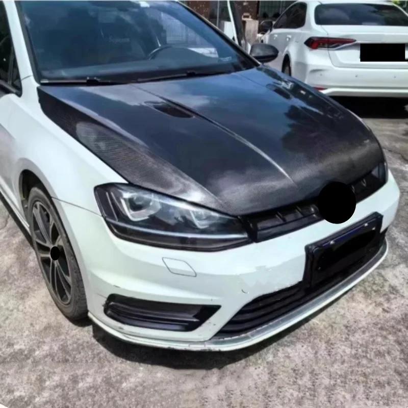 고품질 M3 스타일 카본 파이버 엔진 커버 어셈블리 후드 엔진 보닛 (MK7 MK7.5 용)