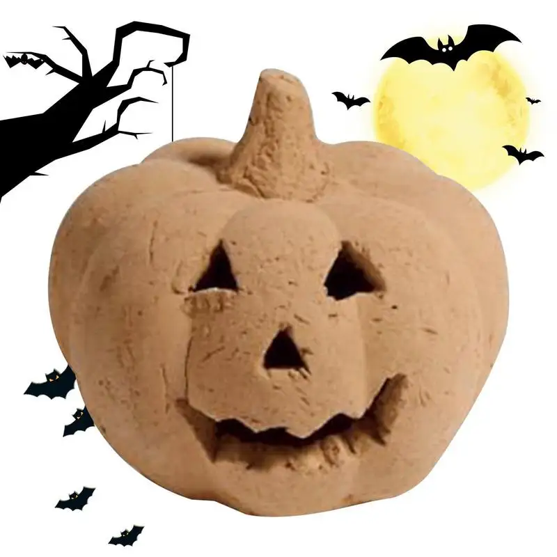 

Fire Pit Pumpkins Outdoor BBQ Bonfire Desktop durable Hollow Pumpkin Ornament Halloween Party Decoration For BBQ Bonfire Outdoor