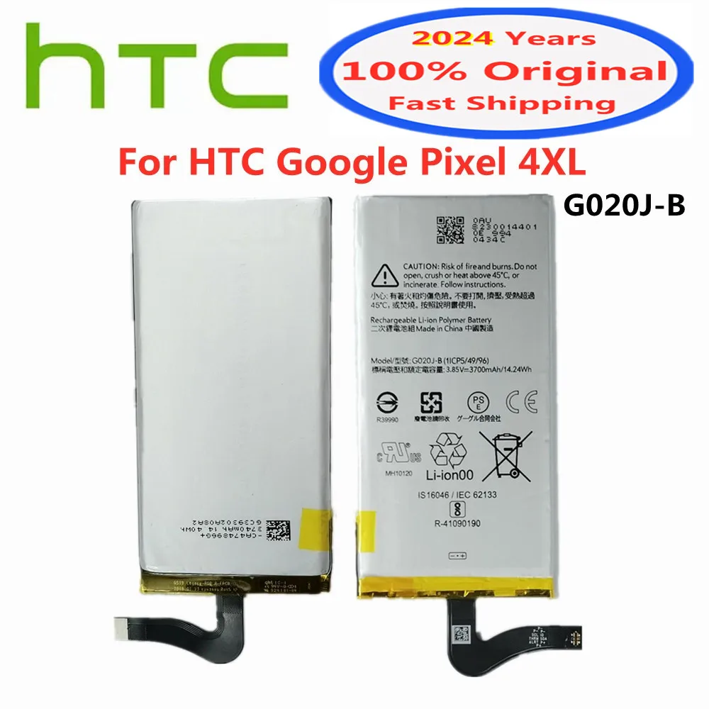 

Высококачественный оригинальный аккумулятор G020J-B для HTC GOOGLE Pixel 4 XL 4XL Pixel4 XL Pixel4XL 3700 мАч G020J B Сменный аккумулятор для телефона