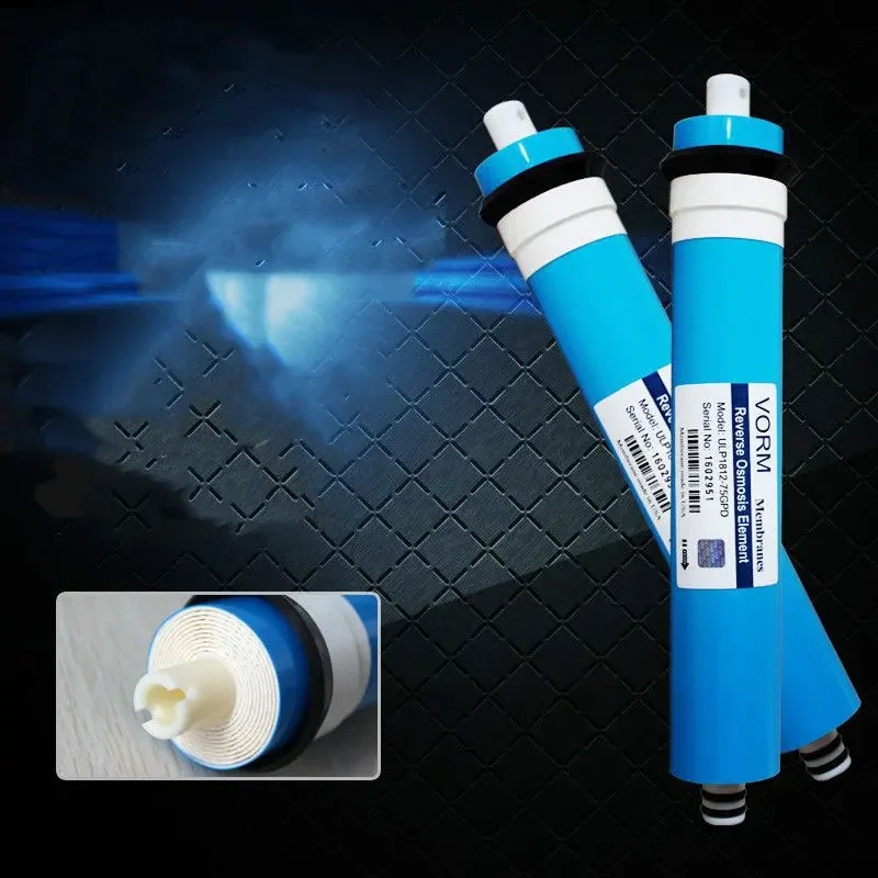 New Home Kitchen RO Membrane 50G/75G/100G Gallon Reverse Osmosis Membrane Replacement Water System Filter Purifier Universal