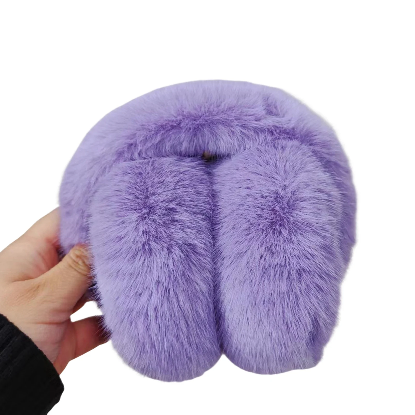 Fashion Winter Women Men Warmer Solid Color Adjustable Ear Muffs Earflap Earmuffs Thickened Plush Headband_voghion.com