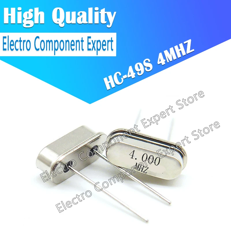 10Pcs/Lot 49S 4M Crystal Oscillator HC-49S 4mhz DIP Crystal Oscillator Passive Quartz Crystals 2Pin 2p