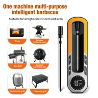 Wireless Bluetooth Meat Thermometer Digital Meat Thermometer Probe with APP LCD Screen Real-time monitoring for BBQ Oven Smoker 2